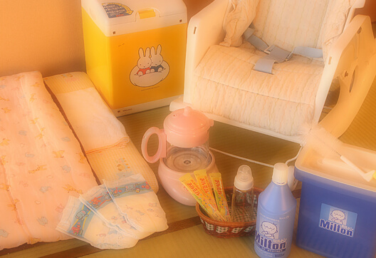 [画像]お部屋に備え付けのセット例